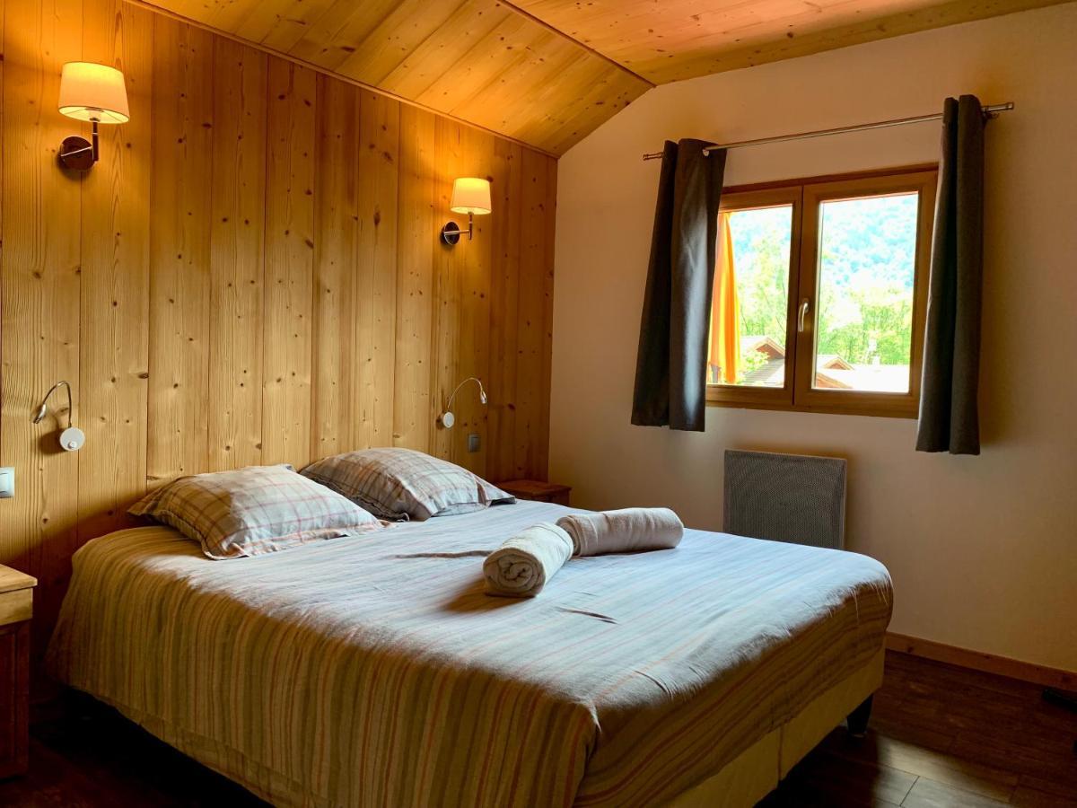 Appartement avec jacuzzi dans chalet privé, grande terrasse, parking gratuit Les Houches Buitenkant foto